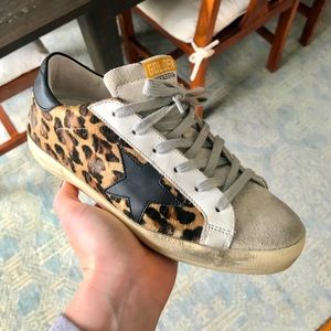 Golden Goose Leopard superstars 37